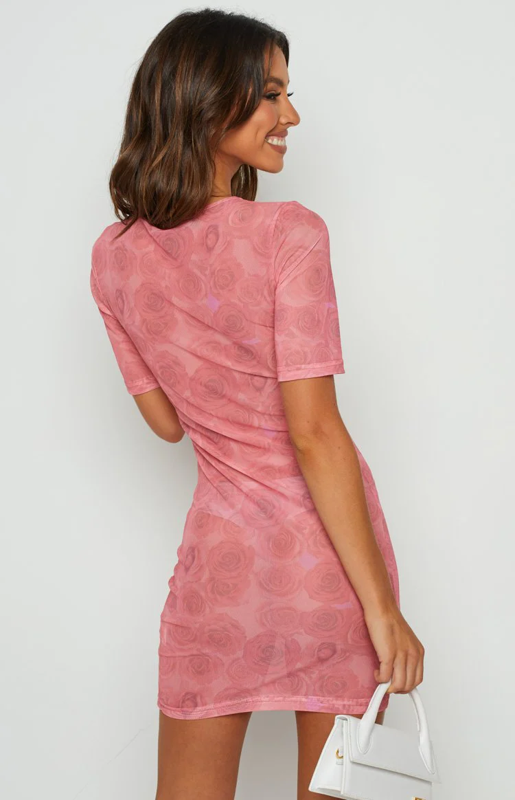 Lioness Hysteria Mesh Dress Pink