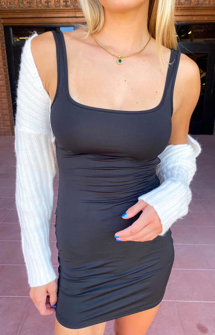 Elsa White Rib Knit Bolero