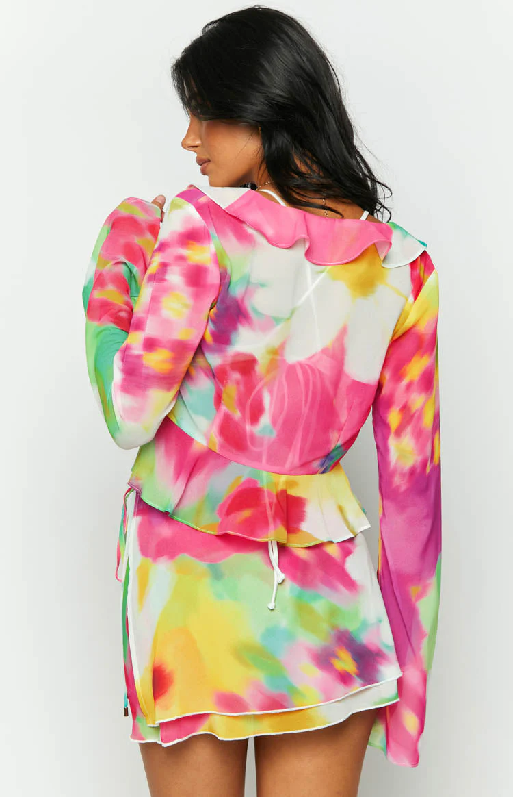 Kazan Floral Print Mini Skirt