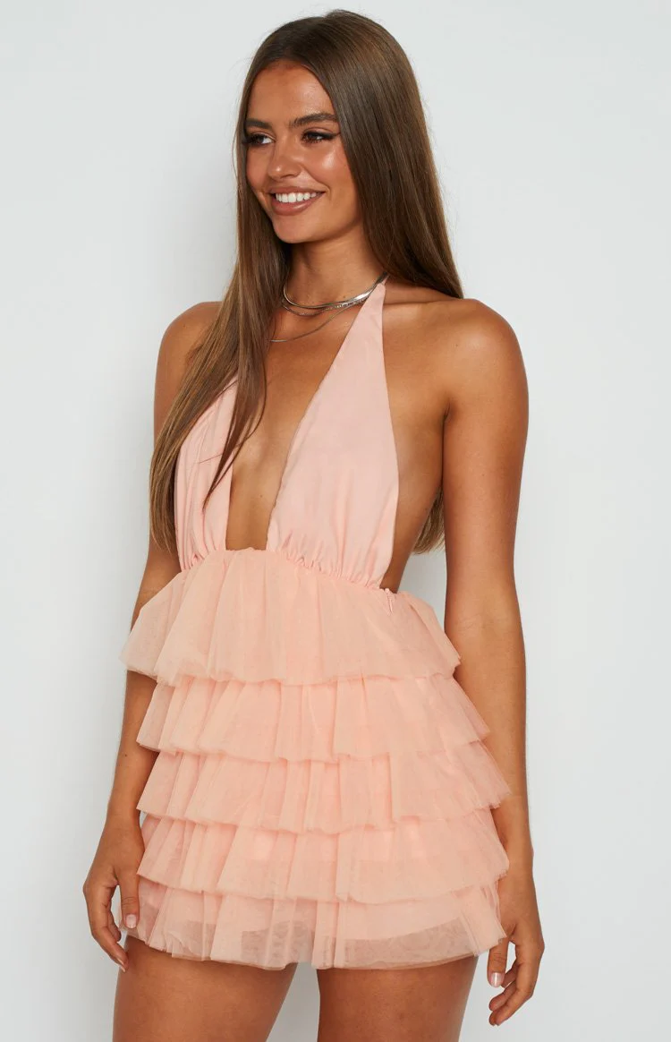 Birthday Cake Pink Mini Dress
