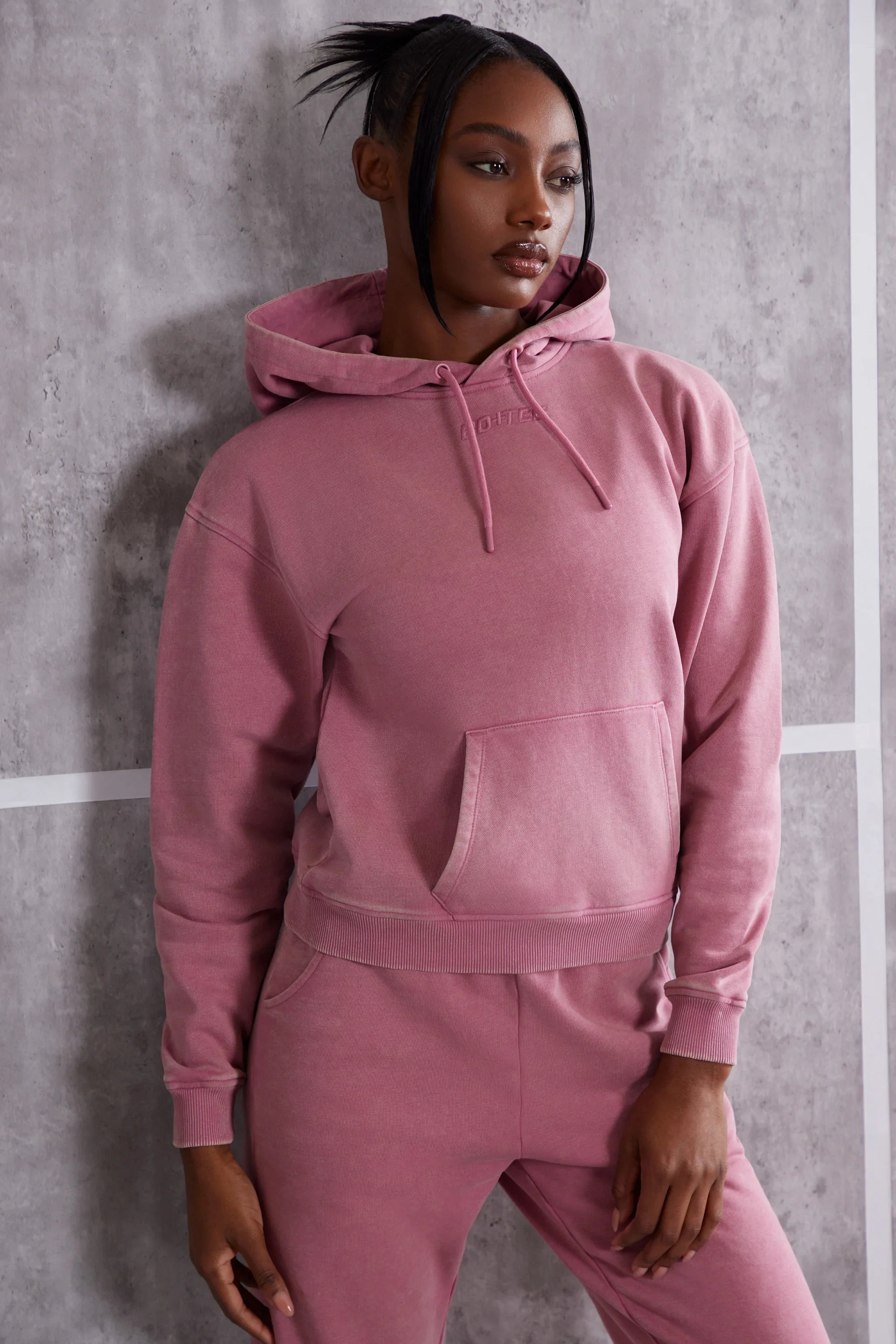 Hooded Sweatshirt in Rose