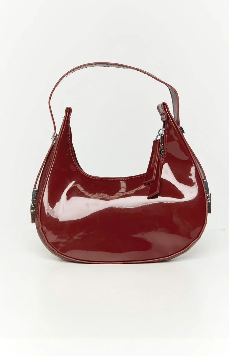Lucas Wine Red Shoulder Bag