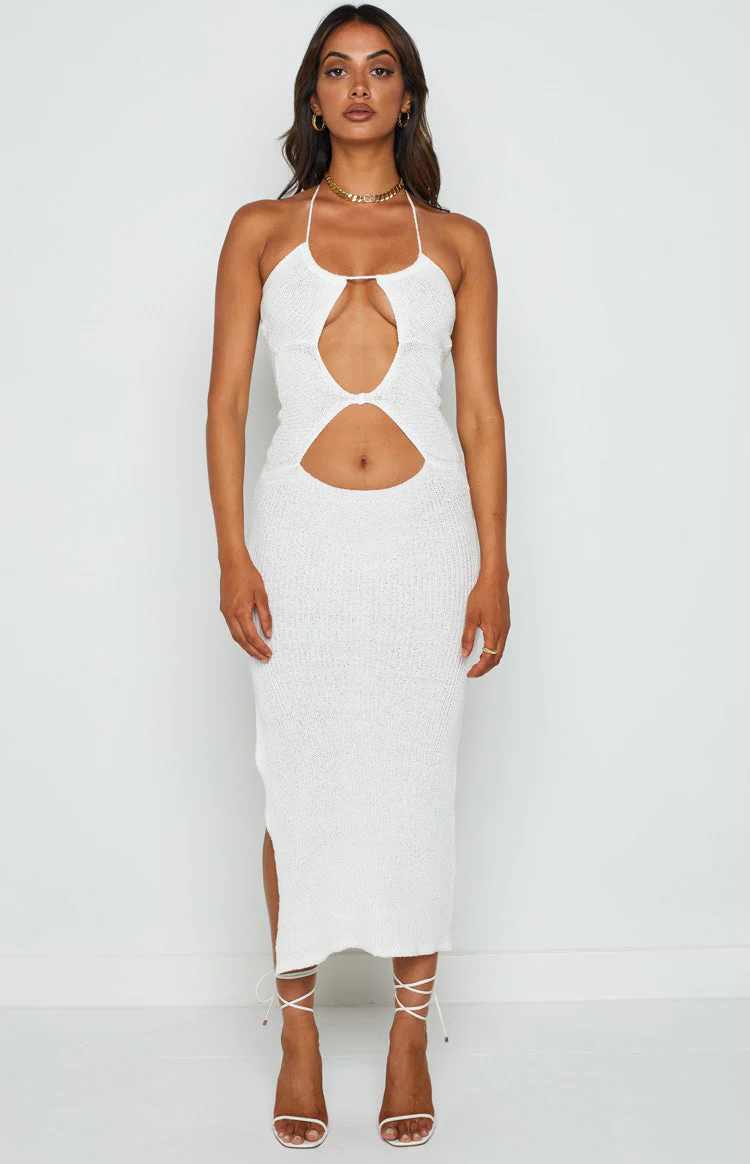 Renata White Cut Out Dress