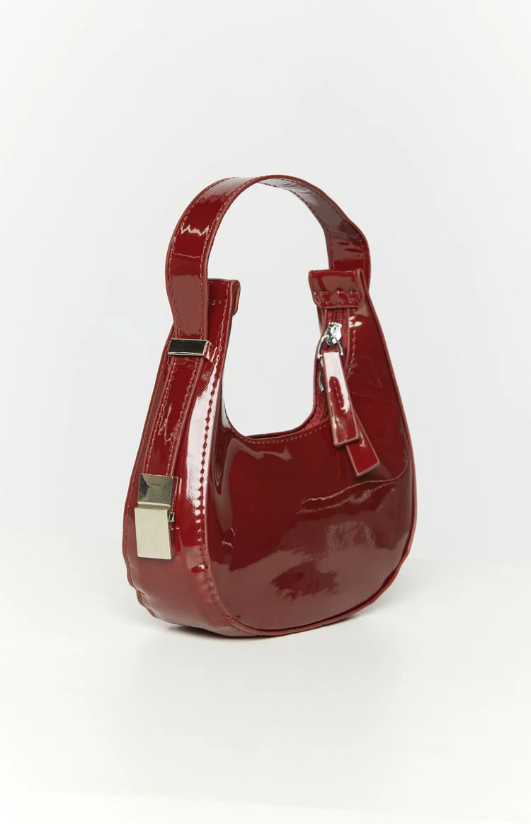Lucas Wine Red Shoulder Bag