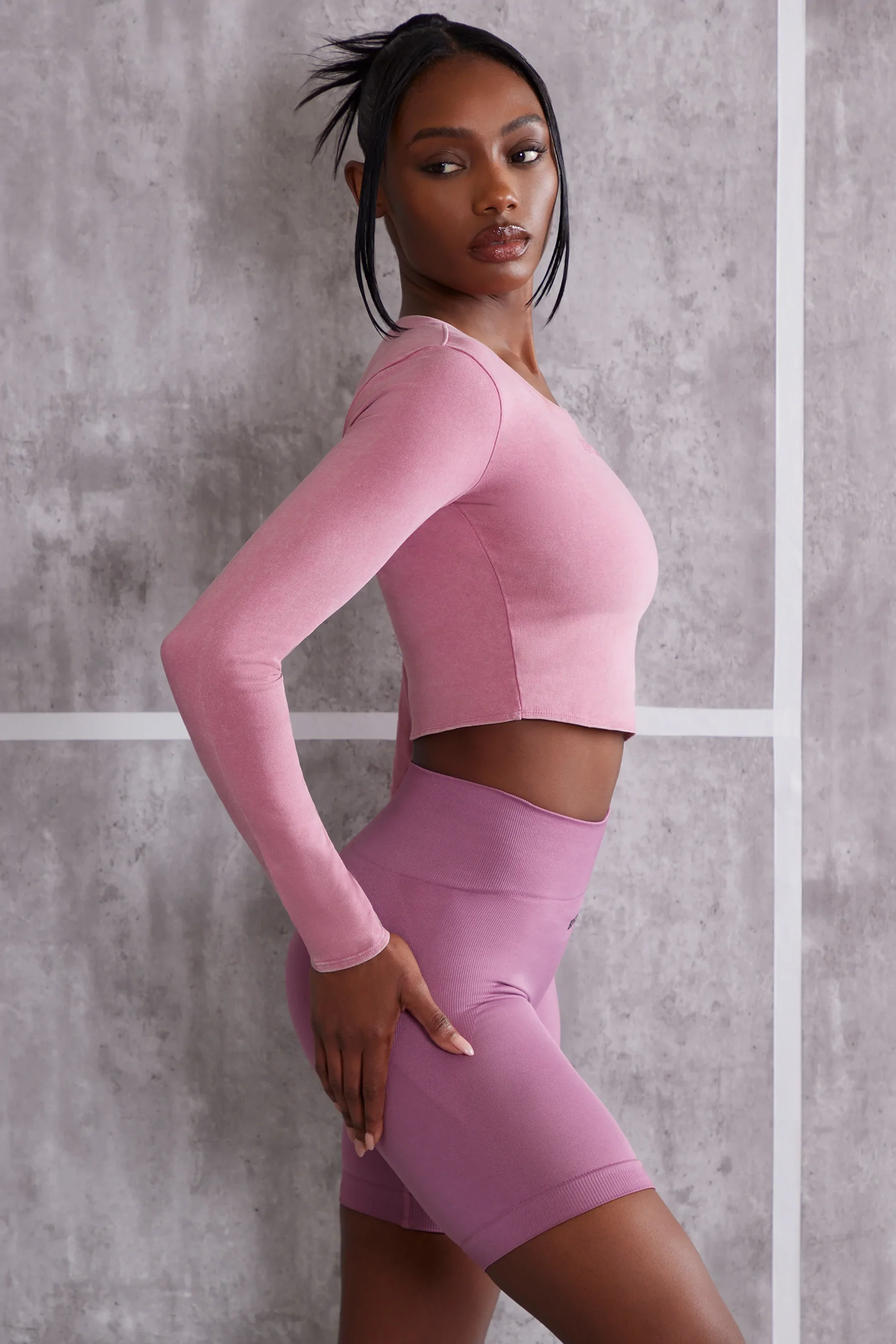 Long Sleeve T-Shirt in Rose