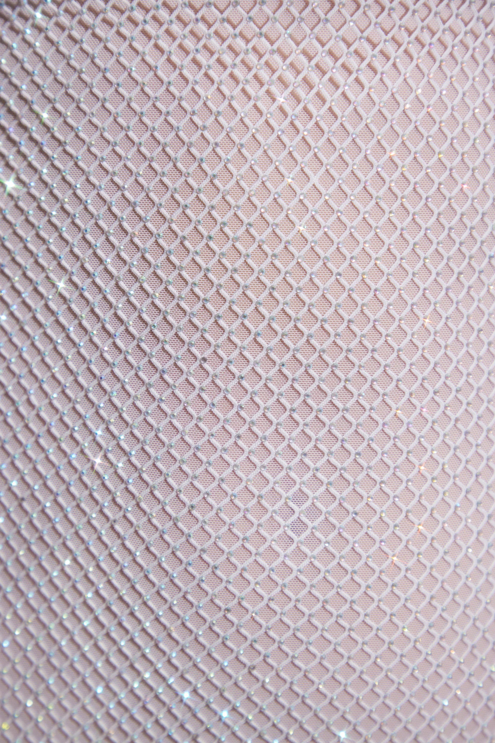 Embellished Long Sleeve Cowl Back Mini Dress in Silver