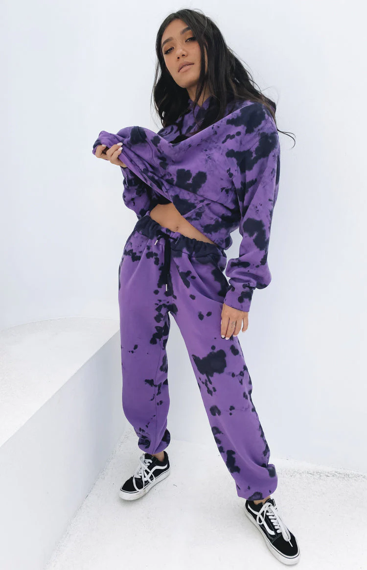 Nana Judy Avenue Trackpant Violet Tie Dye