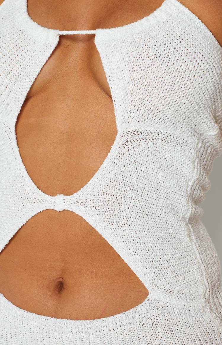 Renata White Cut Out Dress