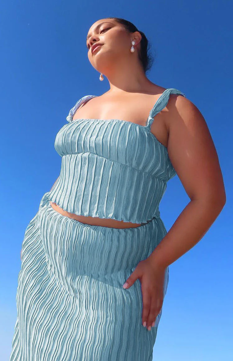 That Occasion Blue Cami Top