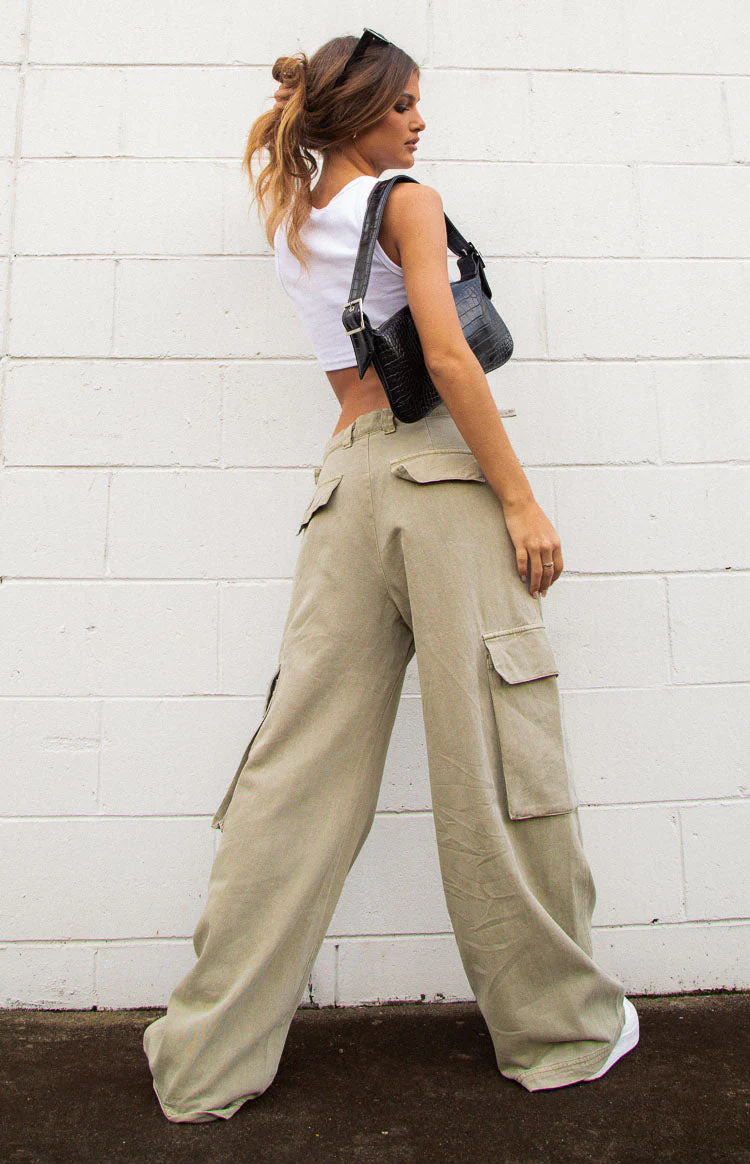 Helley Khaki Cargo Pants