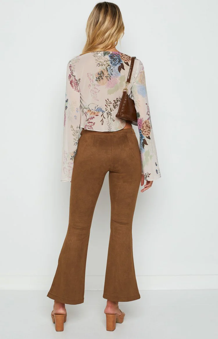 Mysteryland Low Rise Festival Pants Brown