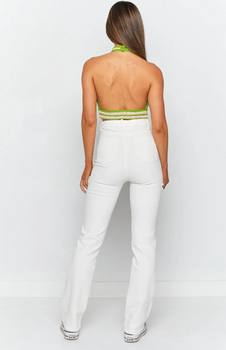 Lucca Ripped Jeans White