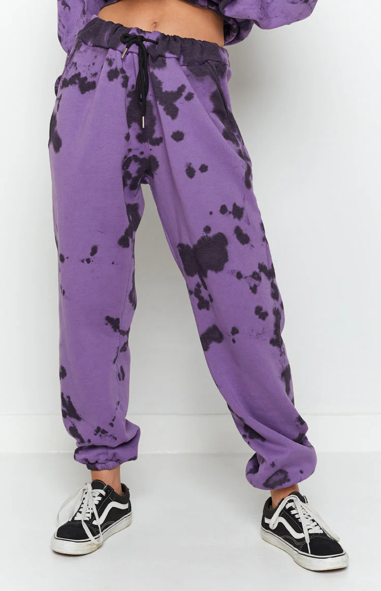 Nana Judy Avenue Trackpant Violet Tie Dye