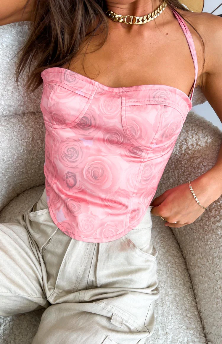 Lioness Purple Rain Corset Pink