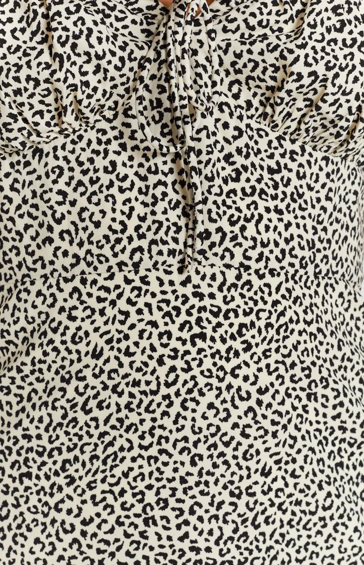 Love Me Tender Twist Dress Animal