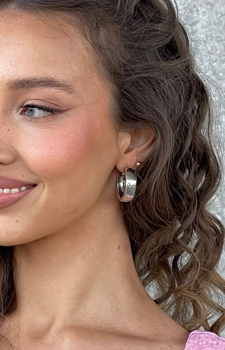 Rudy Silver And Gold Hoop Earrings 2 Pack