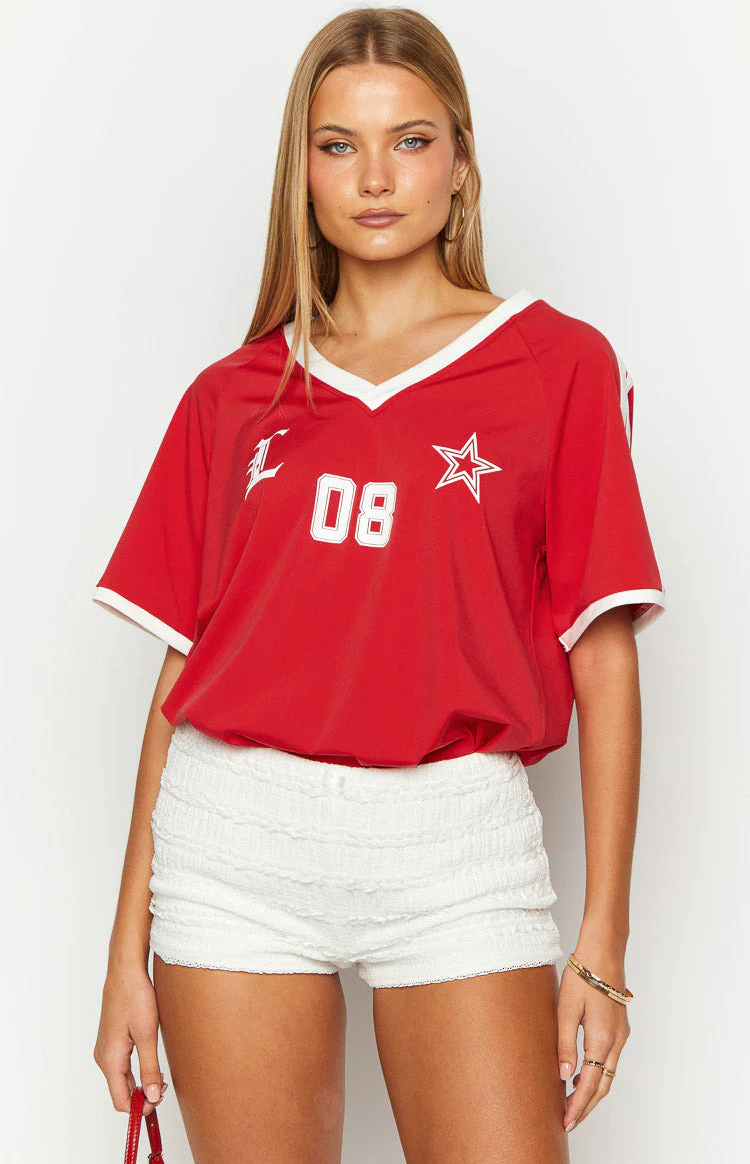 Lioness Spectate Poppy Red Top