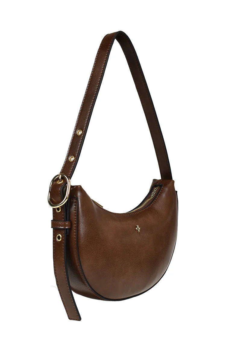 Peta And Jain Goldie Brown Shoulder Bag