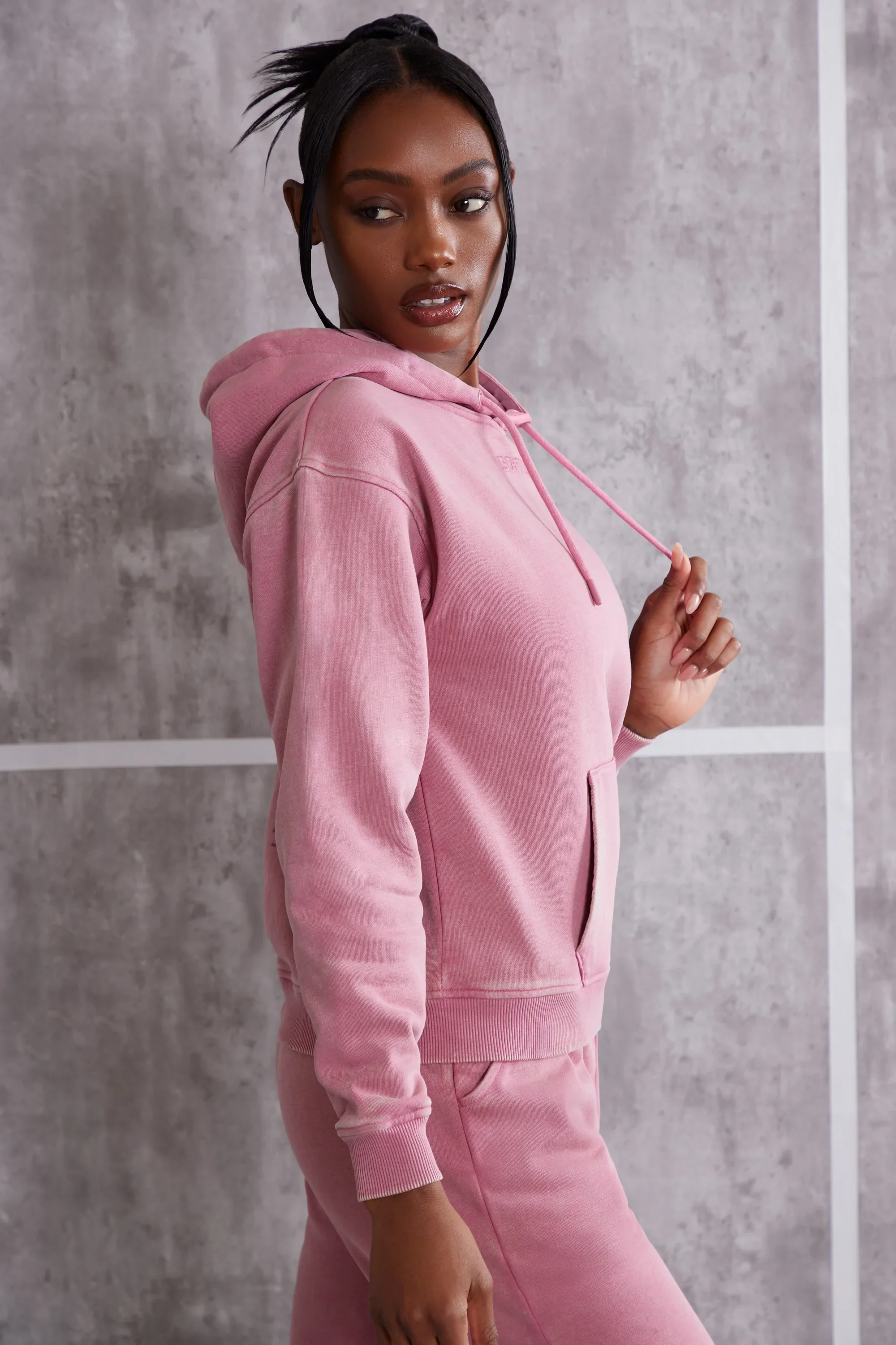 Hooded Sweatshirt in Rose
