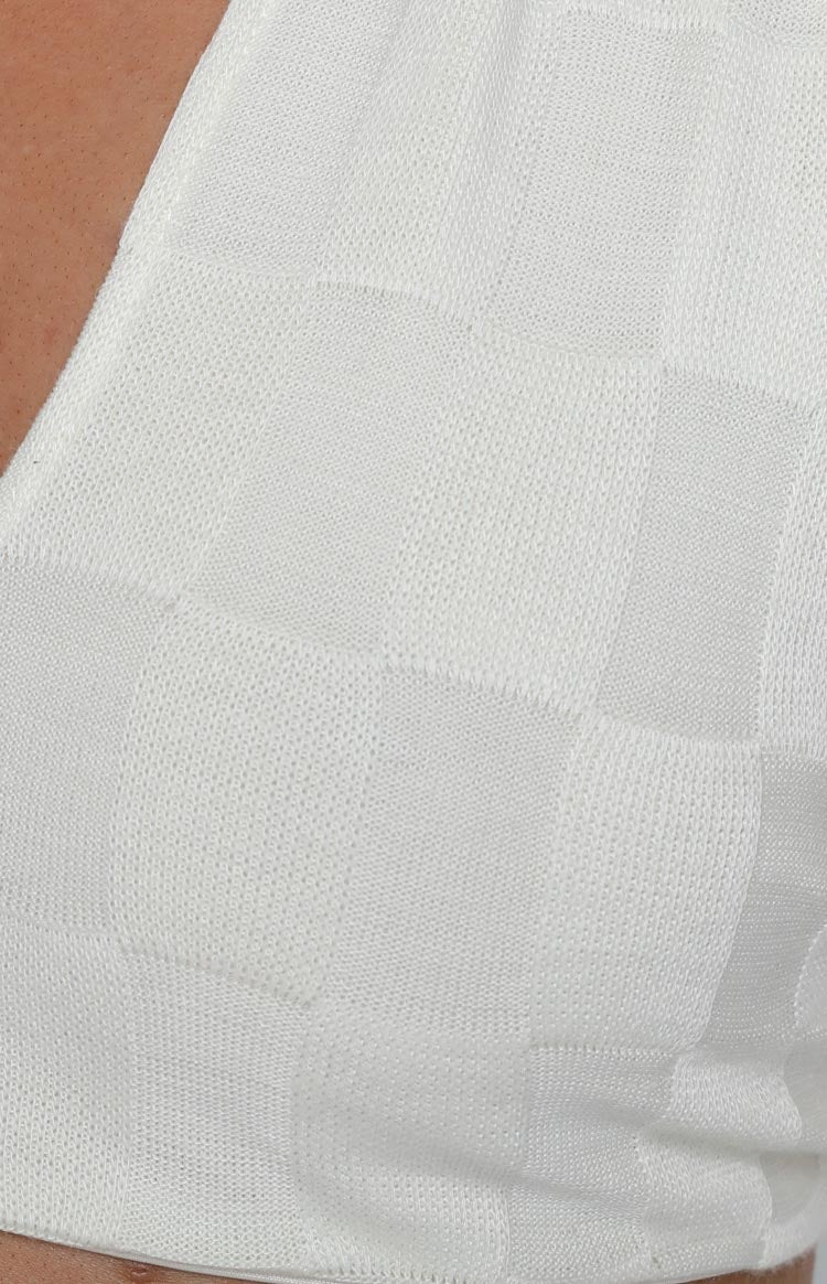 Bradley Crop Top White