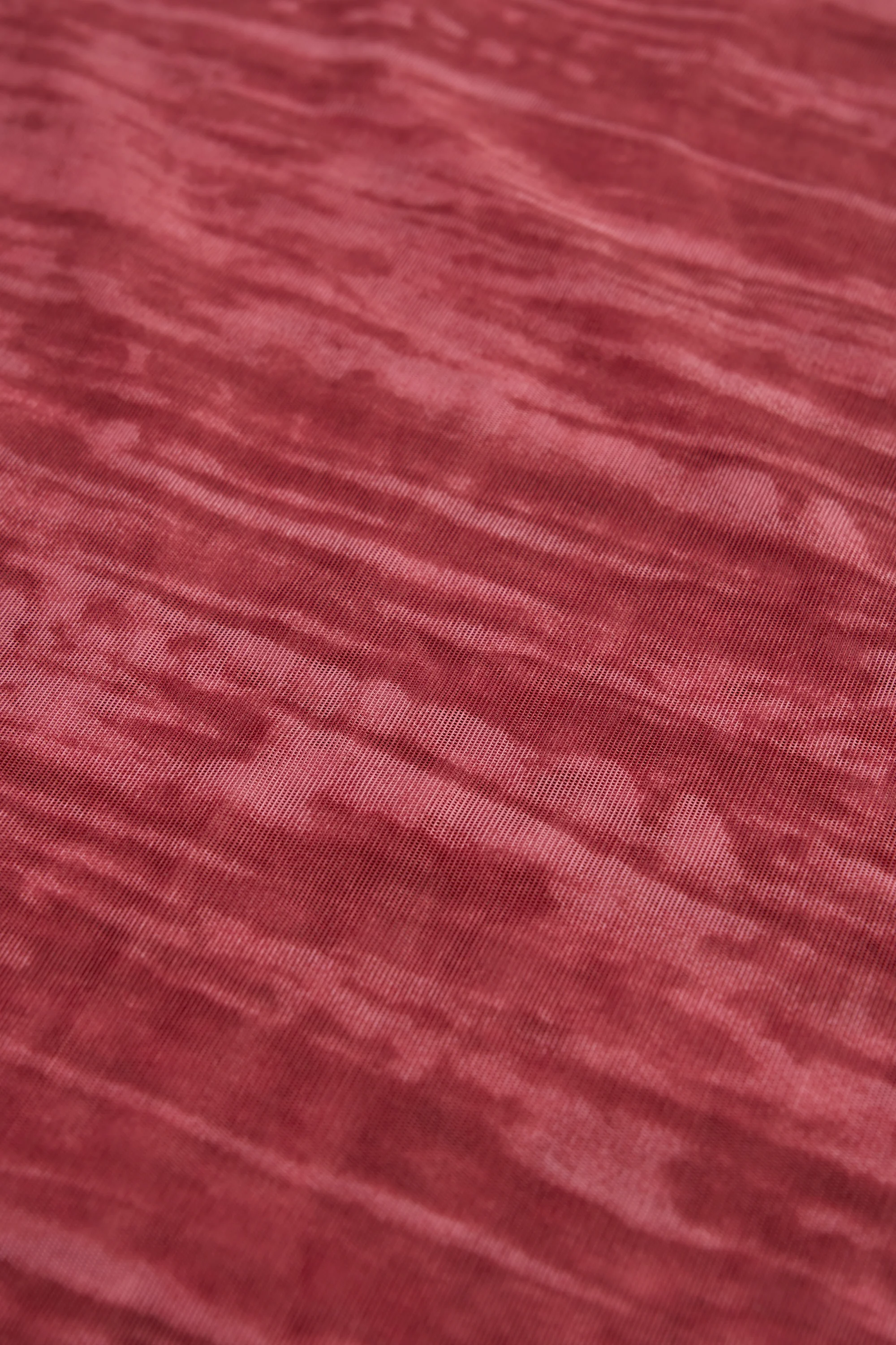 Cowl-Neck Backless Crop Top in Red Print