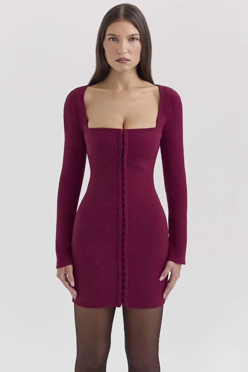 Selene Berry Bodycon Mini Dress - SALE