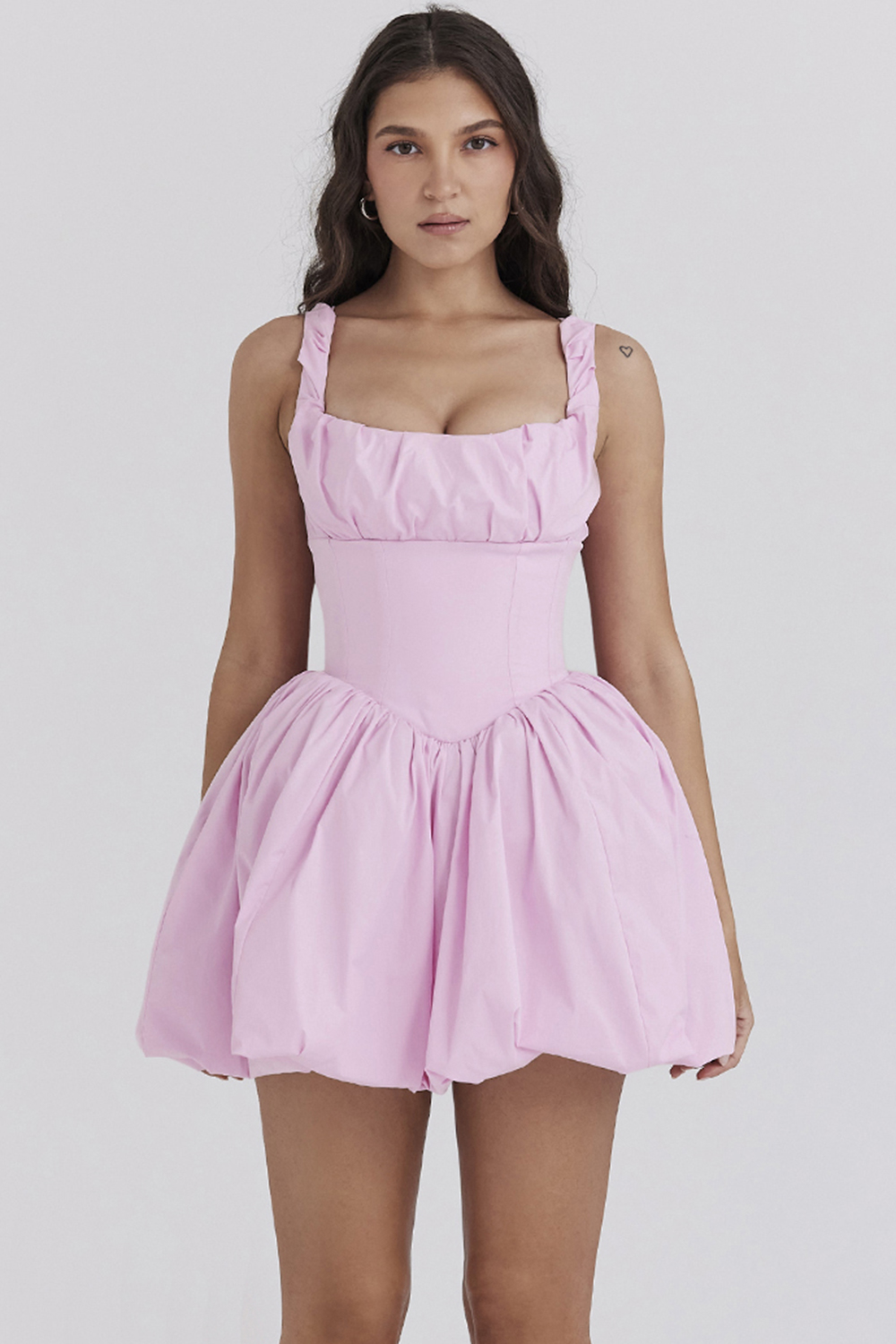 Le Puff Cotton Candy Cotton Tulle Mini Dress