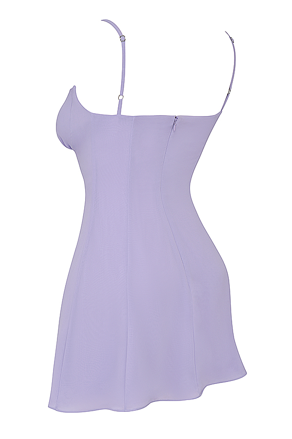 Christiana  Lavender Mini Dress
