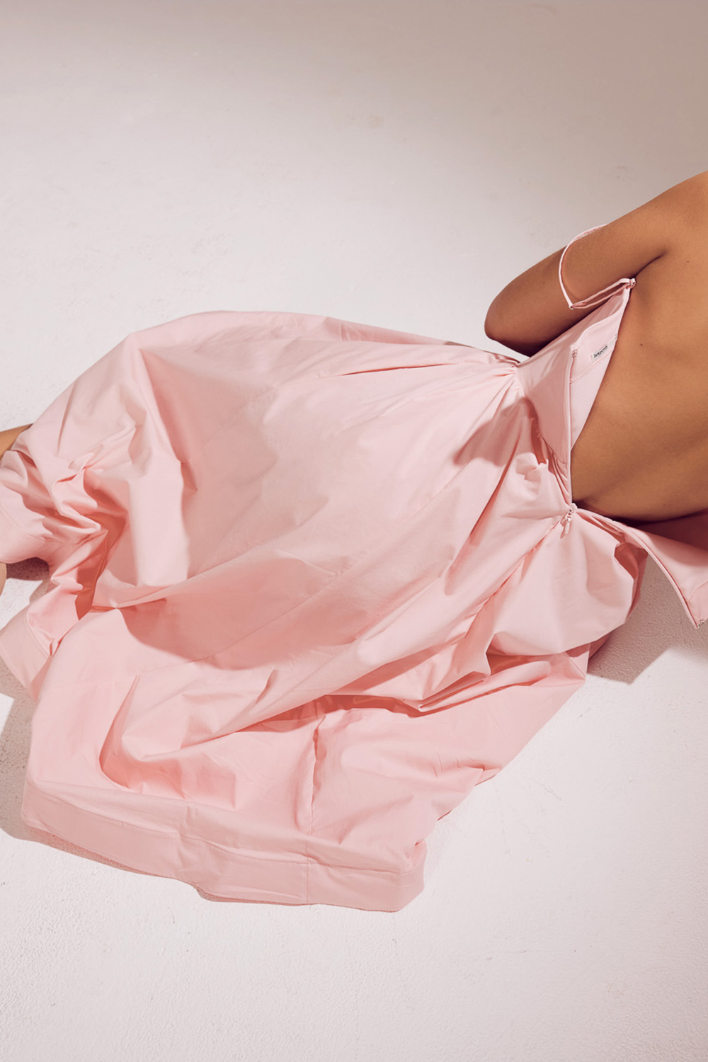 Lolita Rose Pink Cotton Corset Sundress