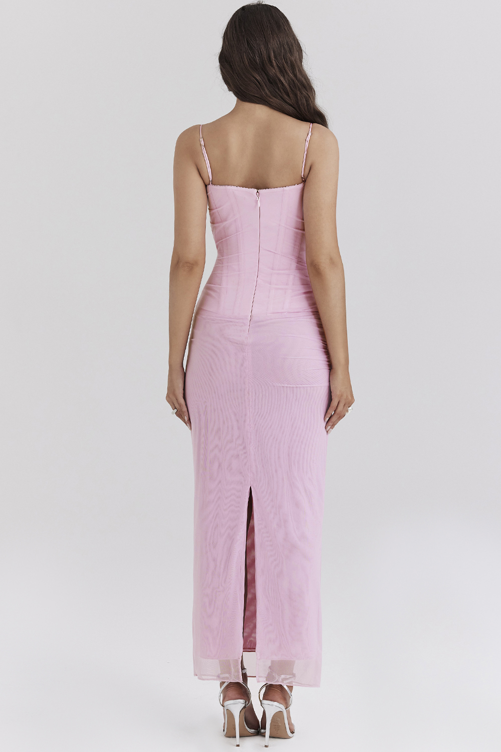 Nalini Cotton Candy Corset Maxi Dress