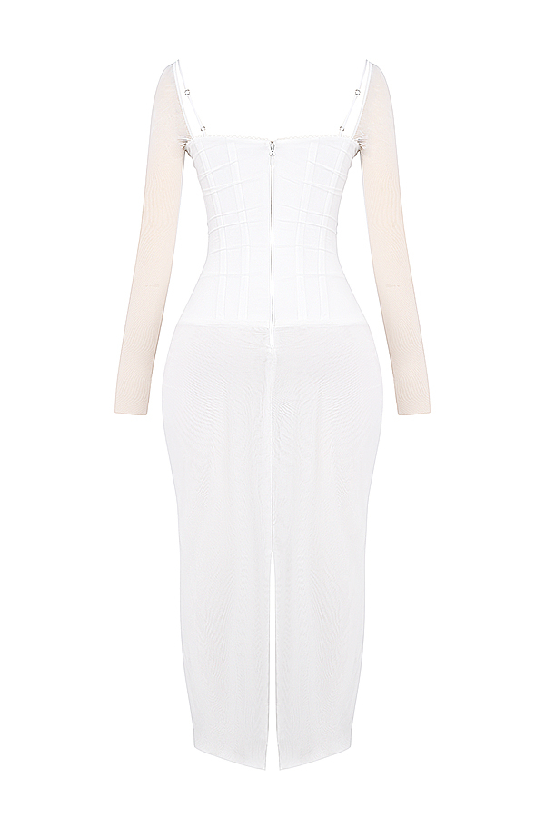 Katarina White Maxi Dress