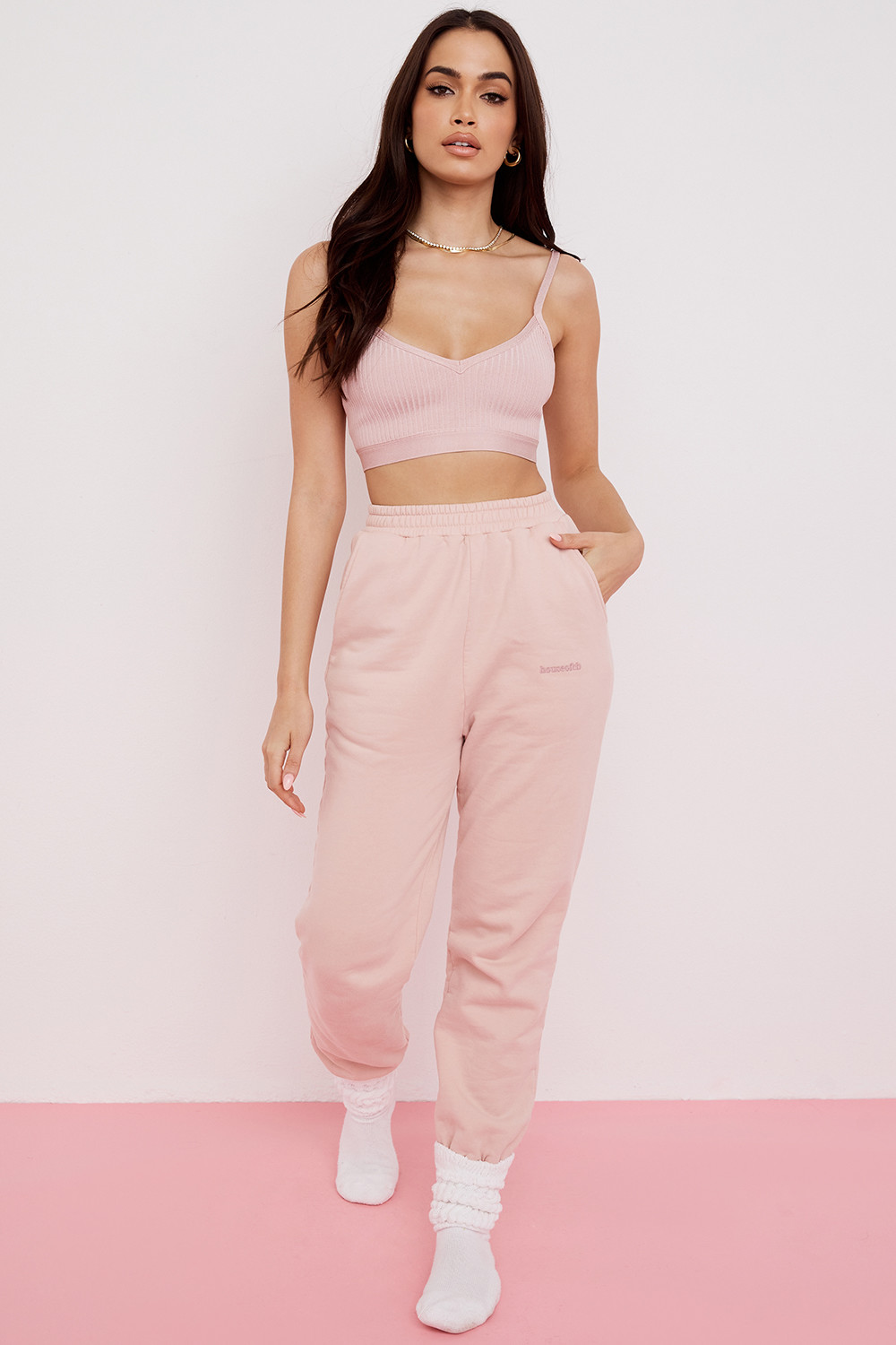 Evie Blush Bandage Bralette