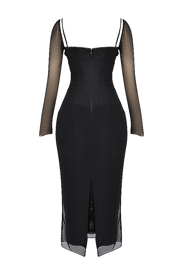 Katarina Black Maxi Dress