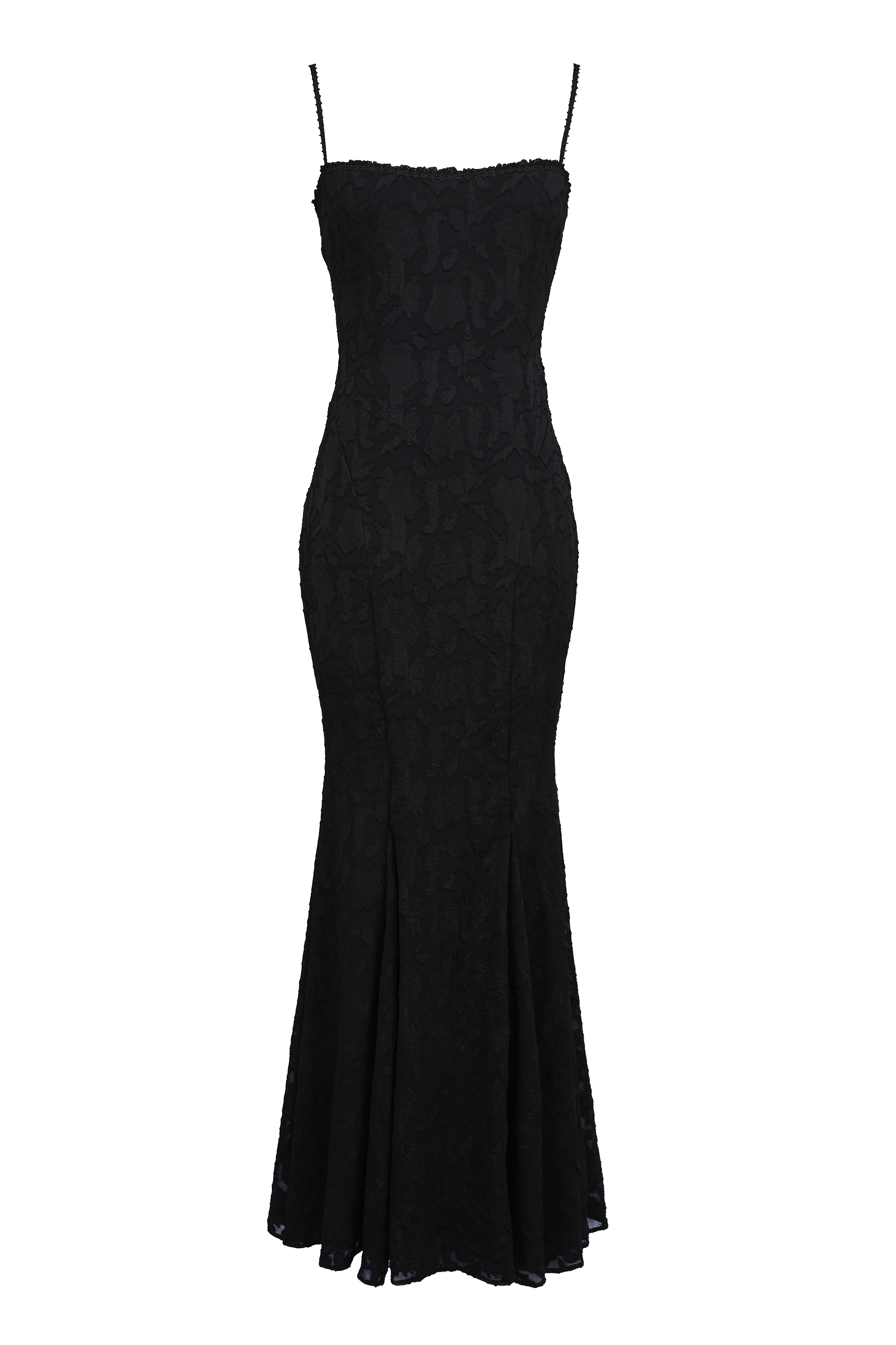 Joan Black Lace Maxi Dress