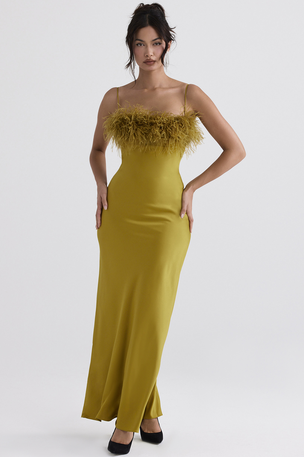 Renee Chartreuse Maxi Dress
