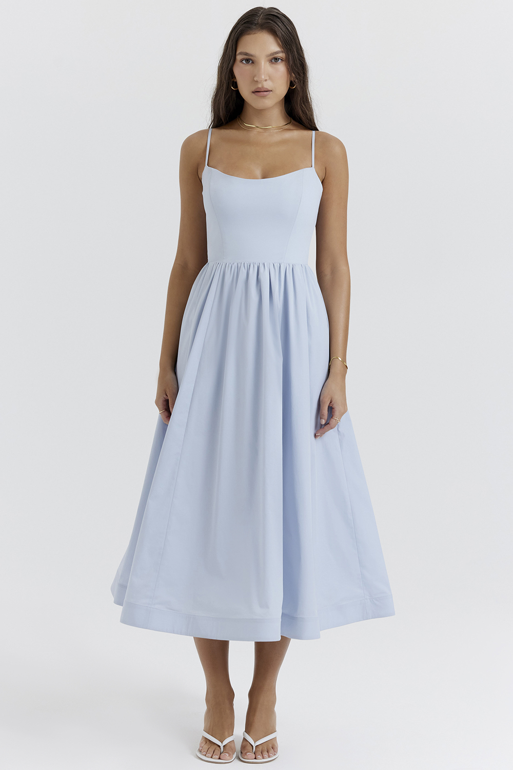 Lolita Soft Blue Corset Sundress