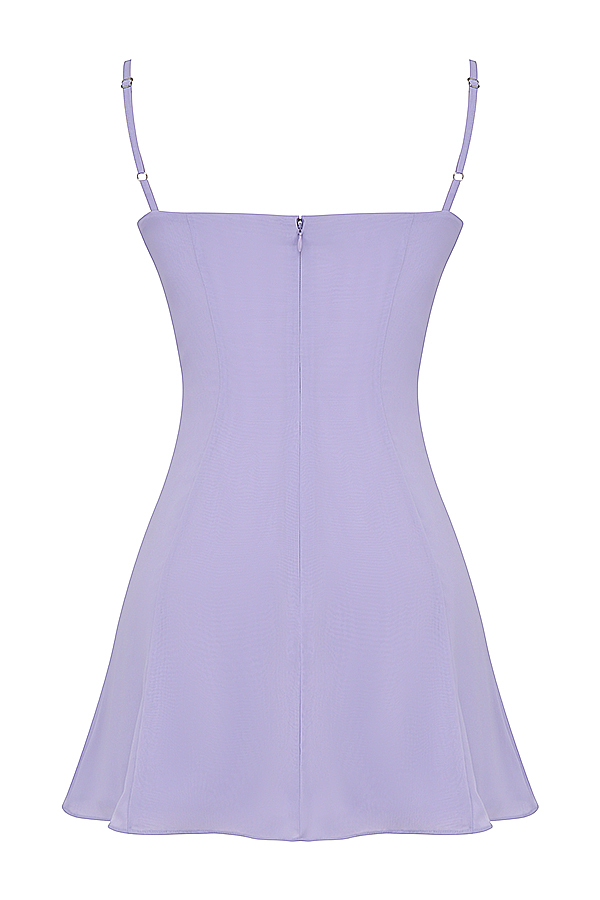 Christiana  Lavender Mini Dress