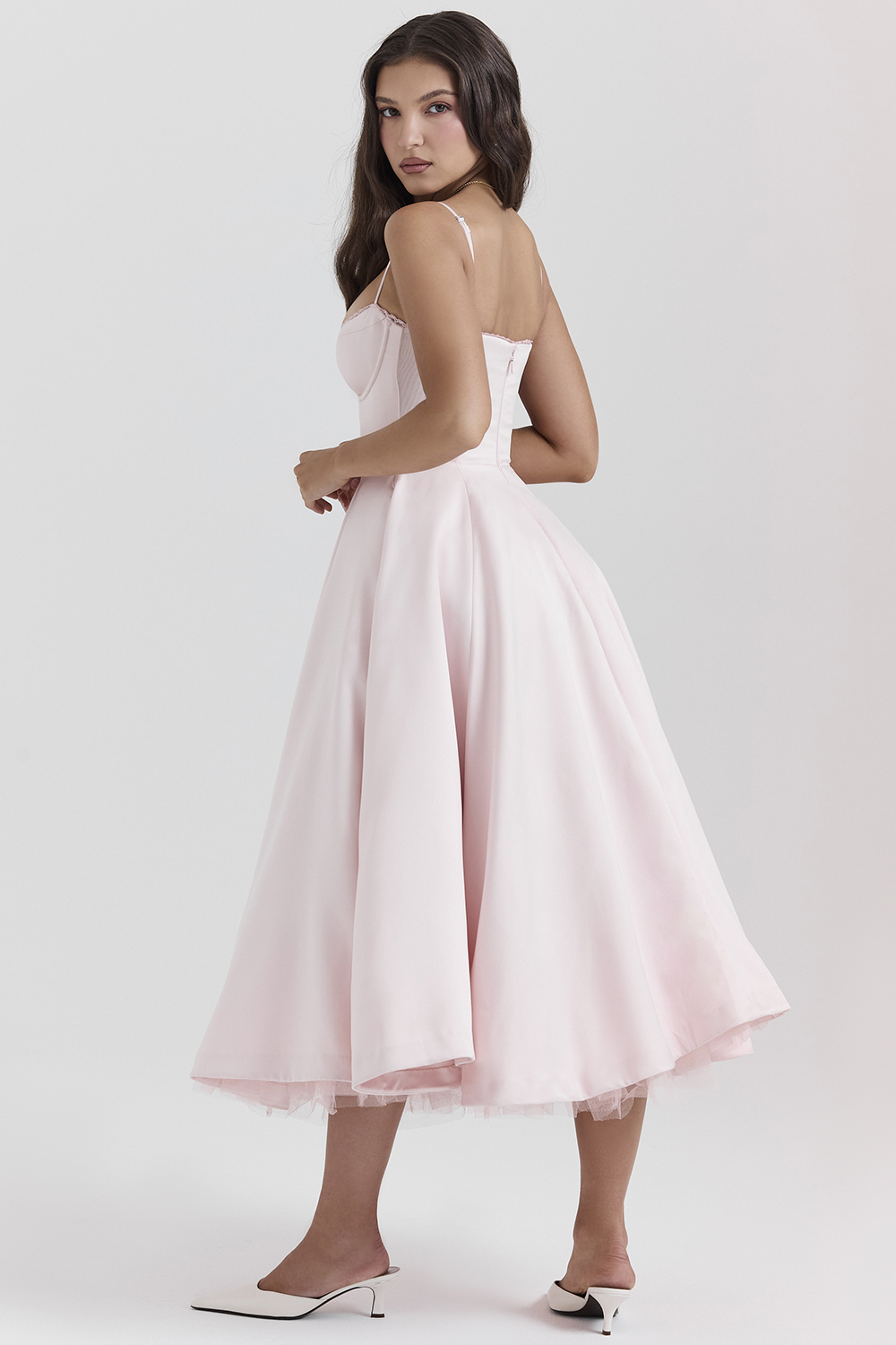 Mademoiselle Ballerina Pink Midi Dress
