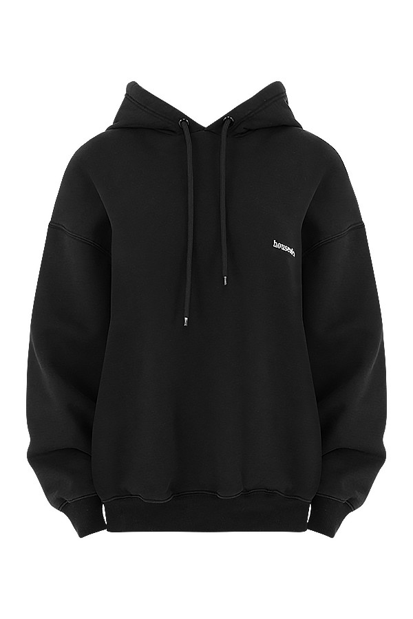 Halo Ink Cotton Fleece-Back Oversized Hoodie