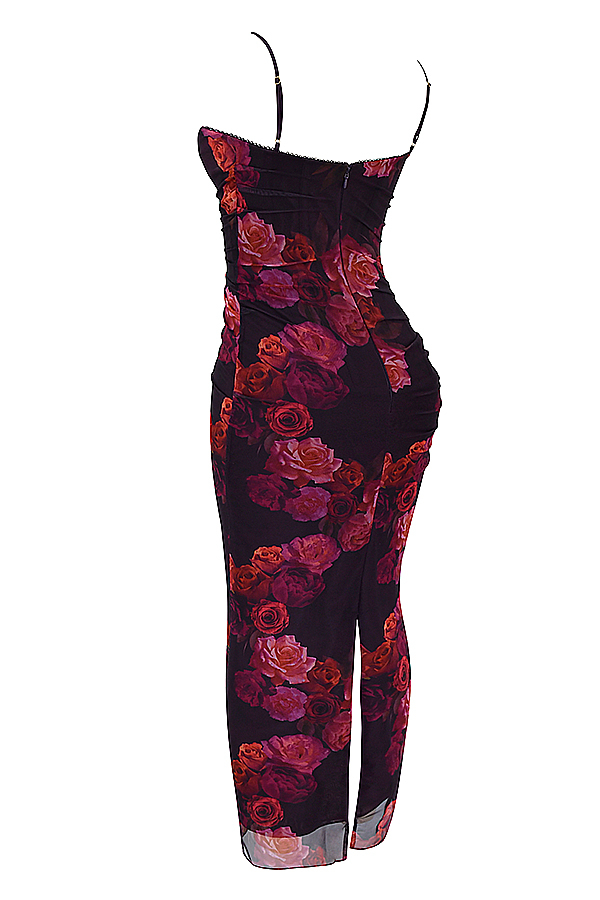 Nalini Romantic Floral Maxi Dress