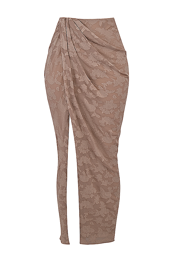 Vesper Mushroom Maxi Skirt