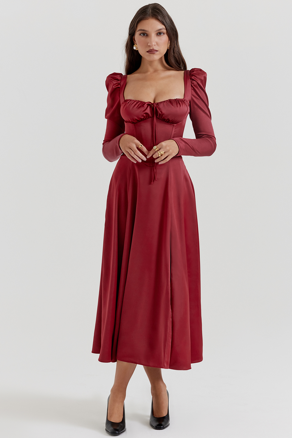 Sebille Ruby Corset Midi Dress