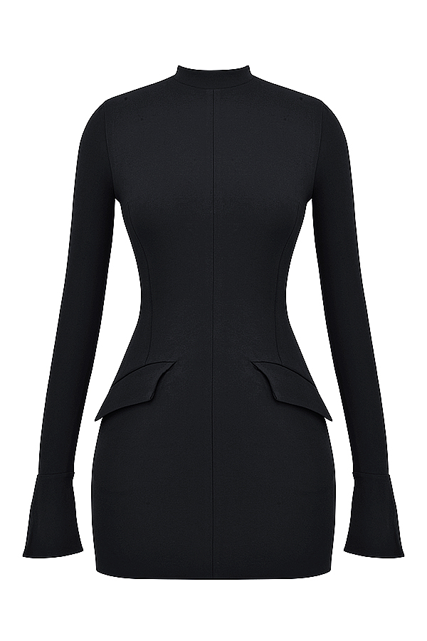 Mahalia Black Mini Dress