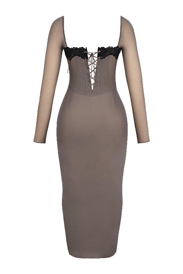 Seraphina Smoke Corset Dress