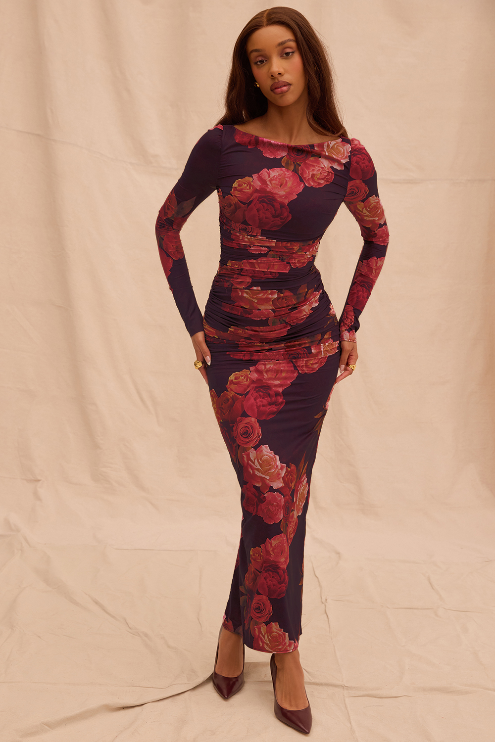 Lanetta Romantic Floral Maxi Dress