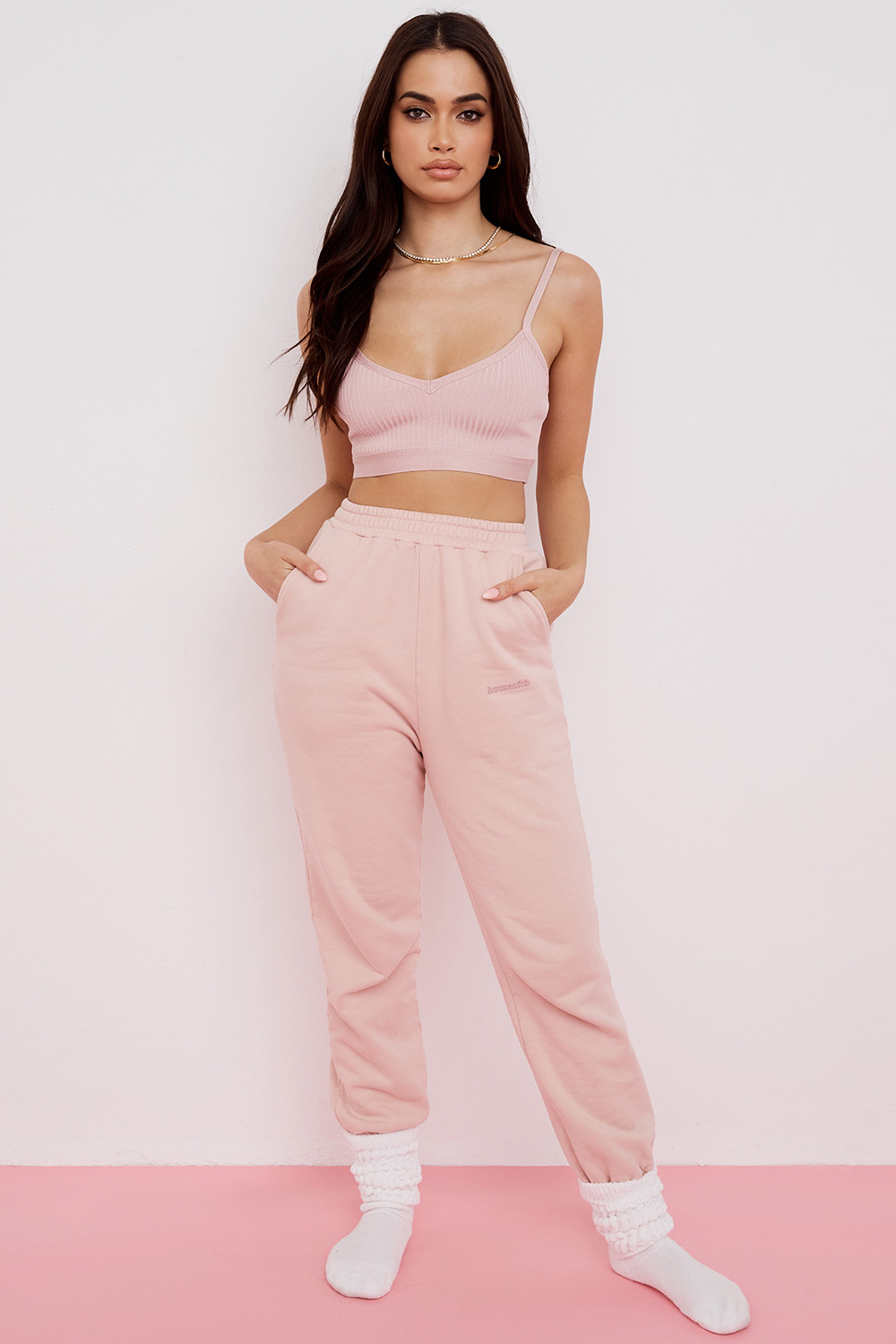 Evie Blush Bandage Bralette