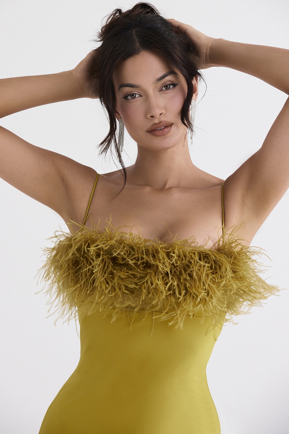 Renee Chartreuse Maxi Dress