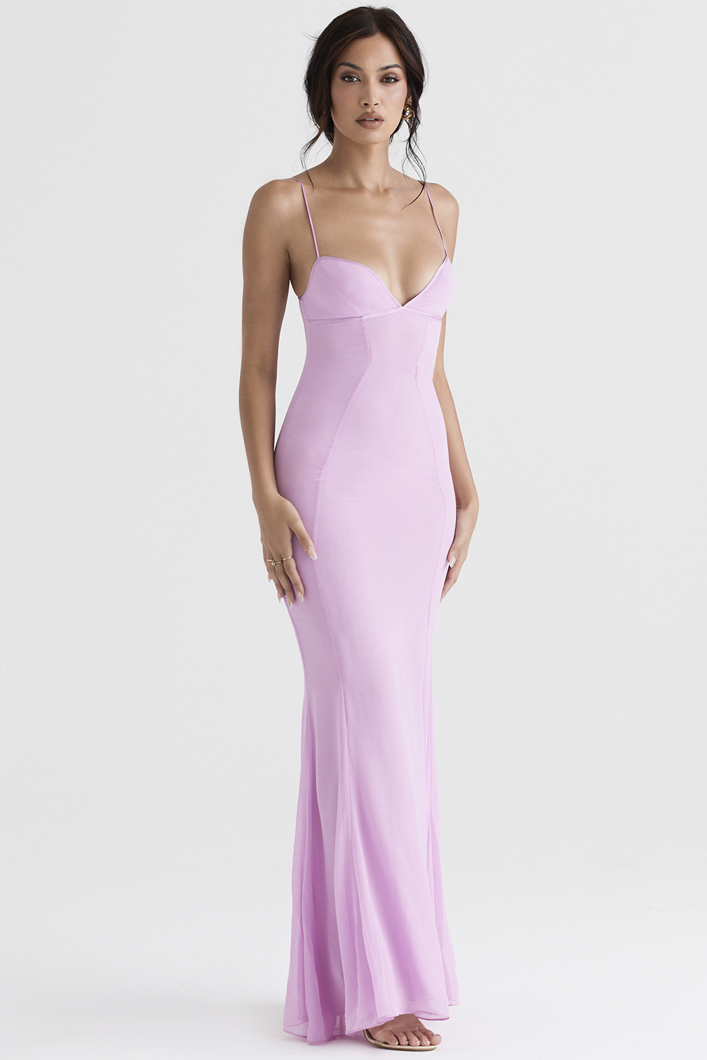 Loren Pink Maxi Dress