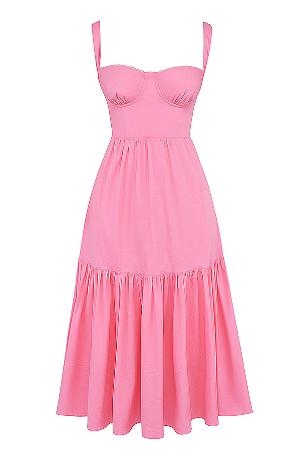 Elia French Pink Midi Sundress
