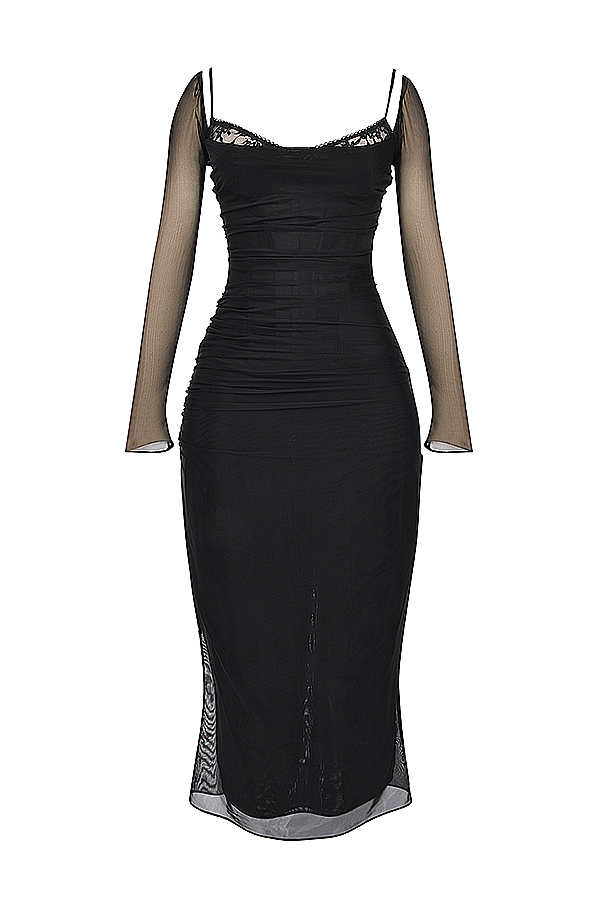 Katarina Black Maxi Dress